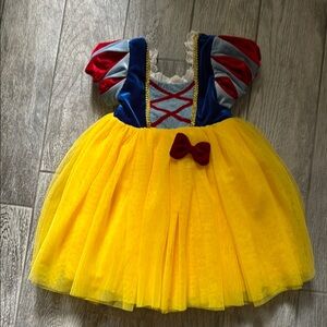 EUC Snow White-Kids Princess Costume Dress - Blue, Red, Yellow